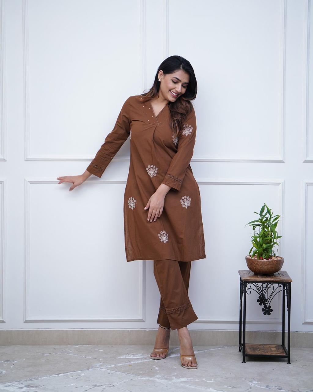 Soni Creation Cotton kurti pant