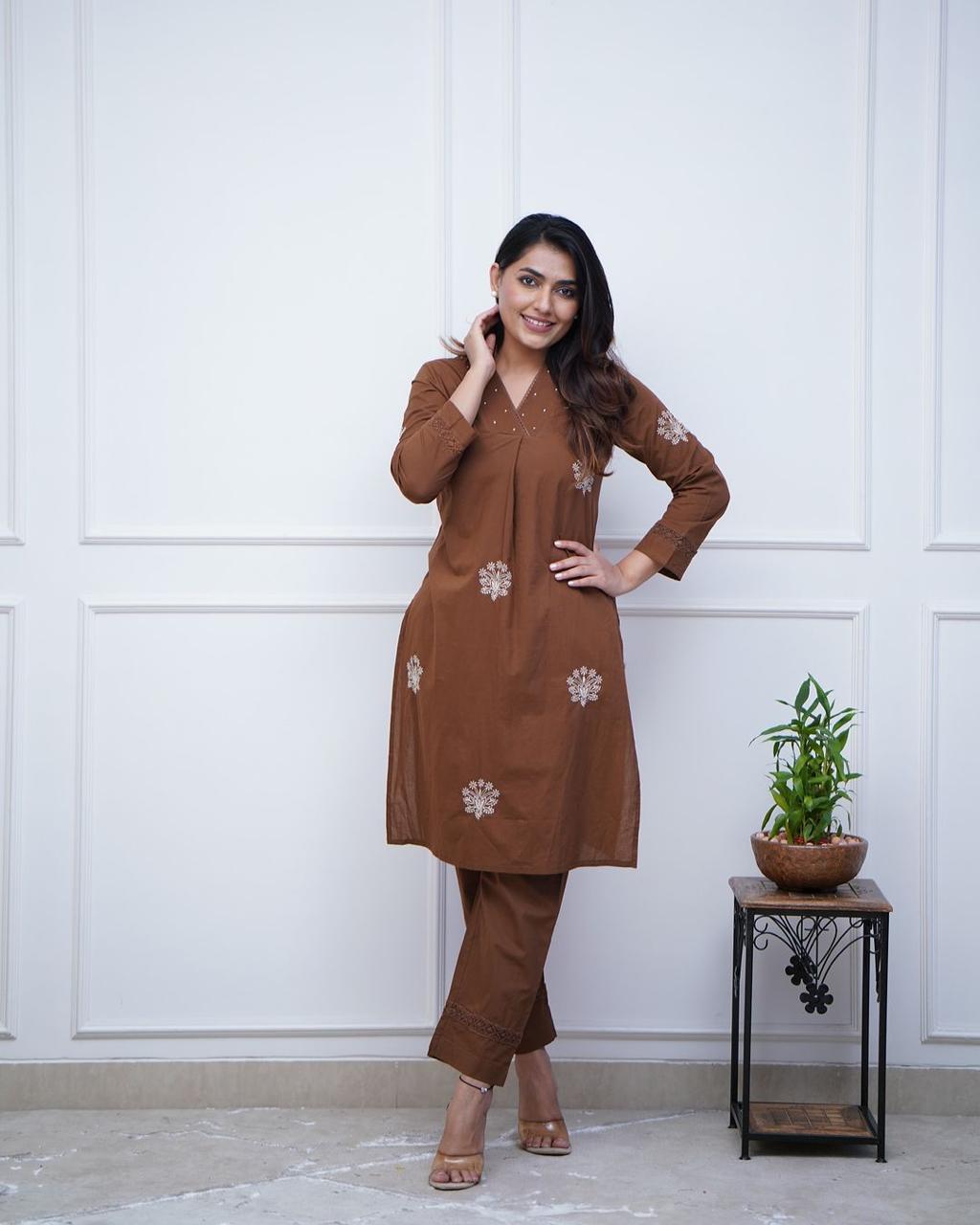 Soni Creation Cotton kurti pant