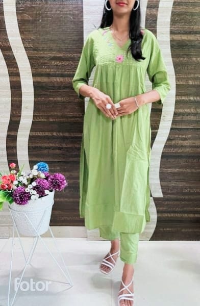 Soni Creation Cotton Kurti pant